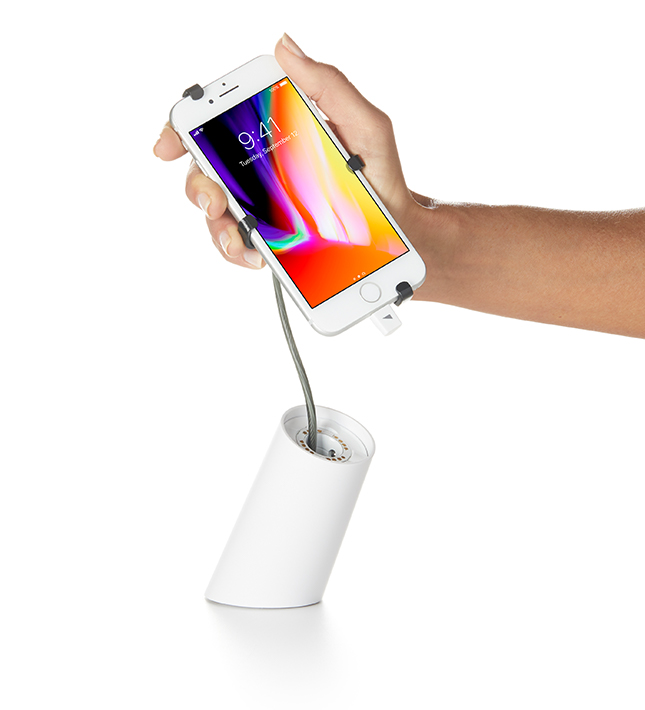 onepod-phone security-display-iphone